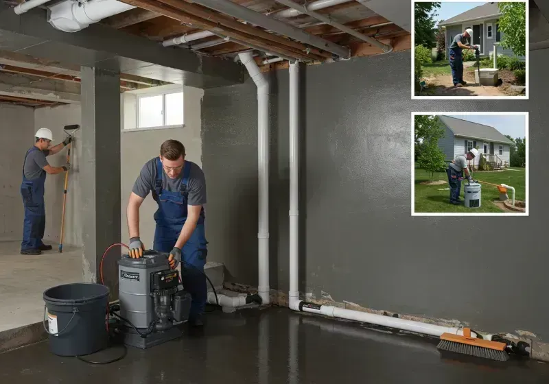 Basement Waterproofing and Flood Prevention process in Bordentown, NJ